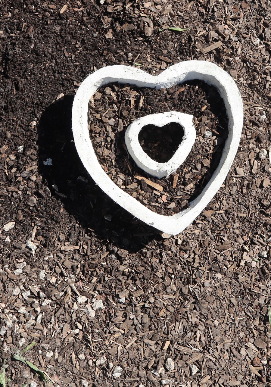 Double Heart Plaque