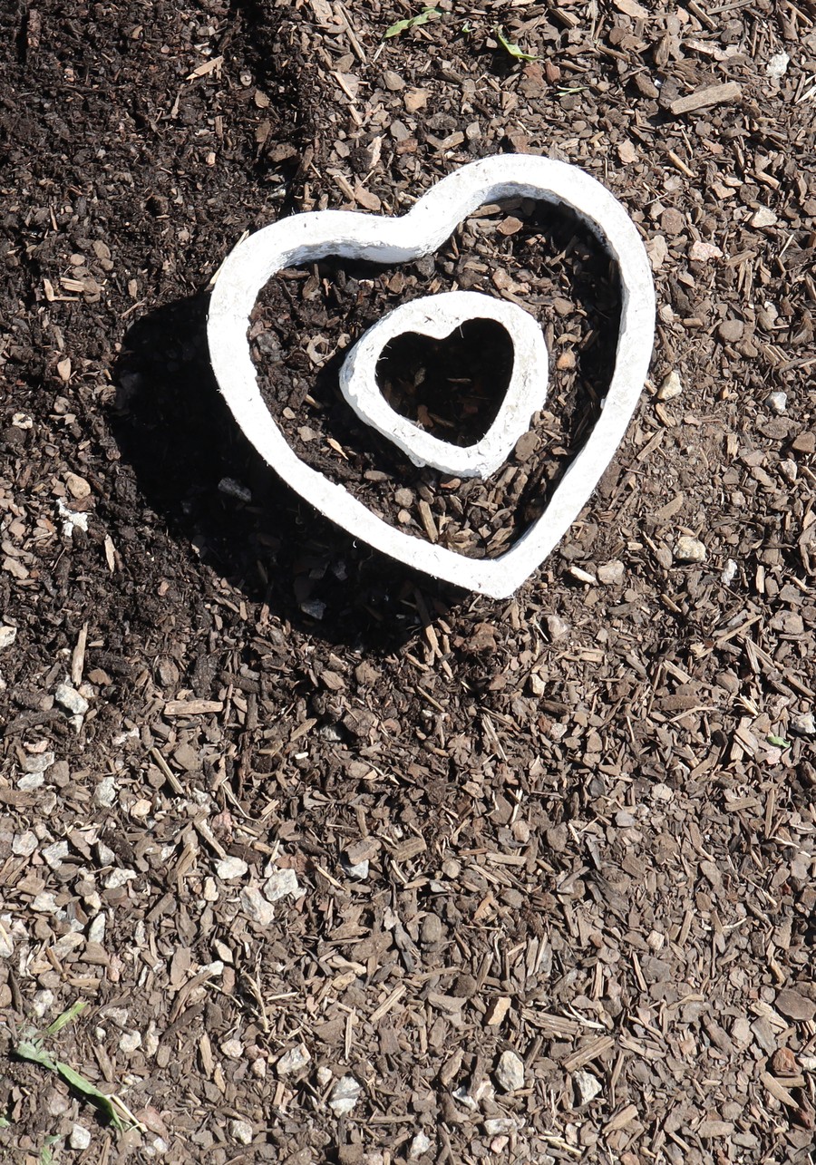 Double Heart Plaque