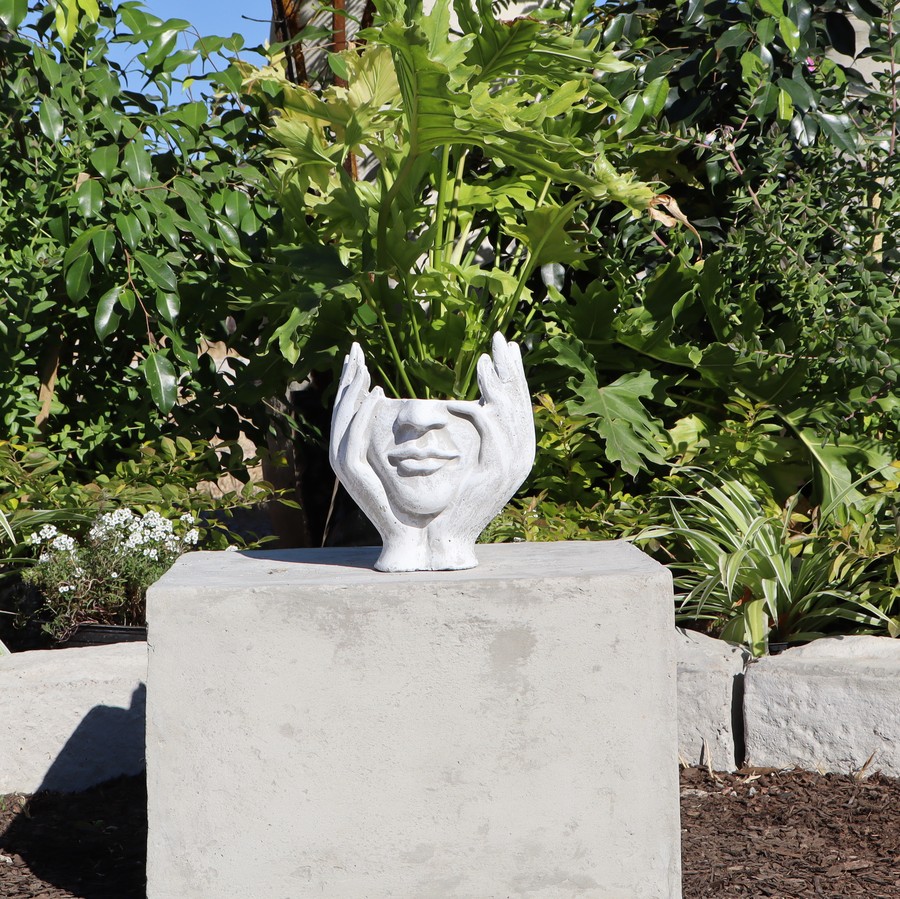 Cupped Hands Planter